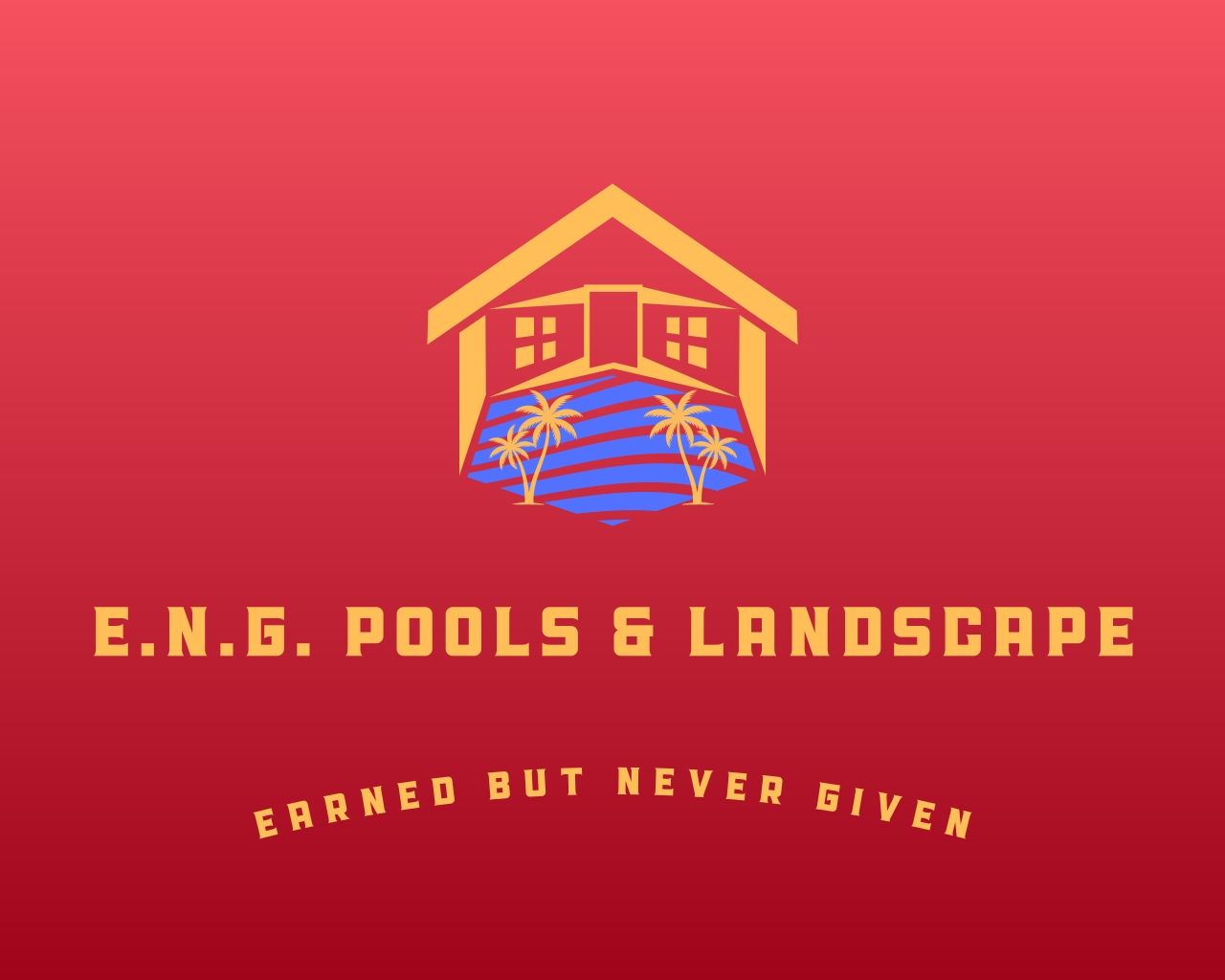 E.N.G. Pools & Landscape Logo