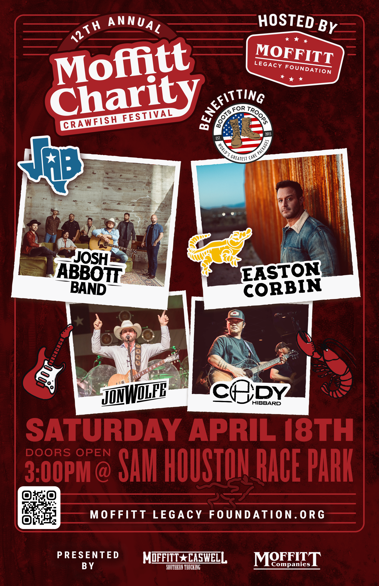 Moffitt Charity Crawfish Festival - 12th Annual - 11x17 - Artist Poster - Digital