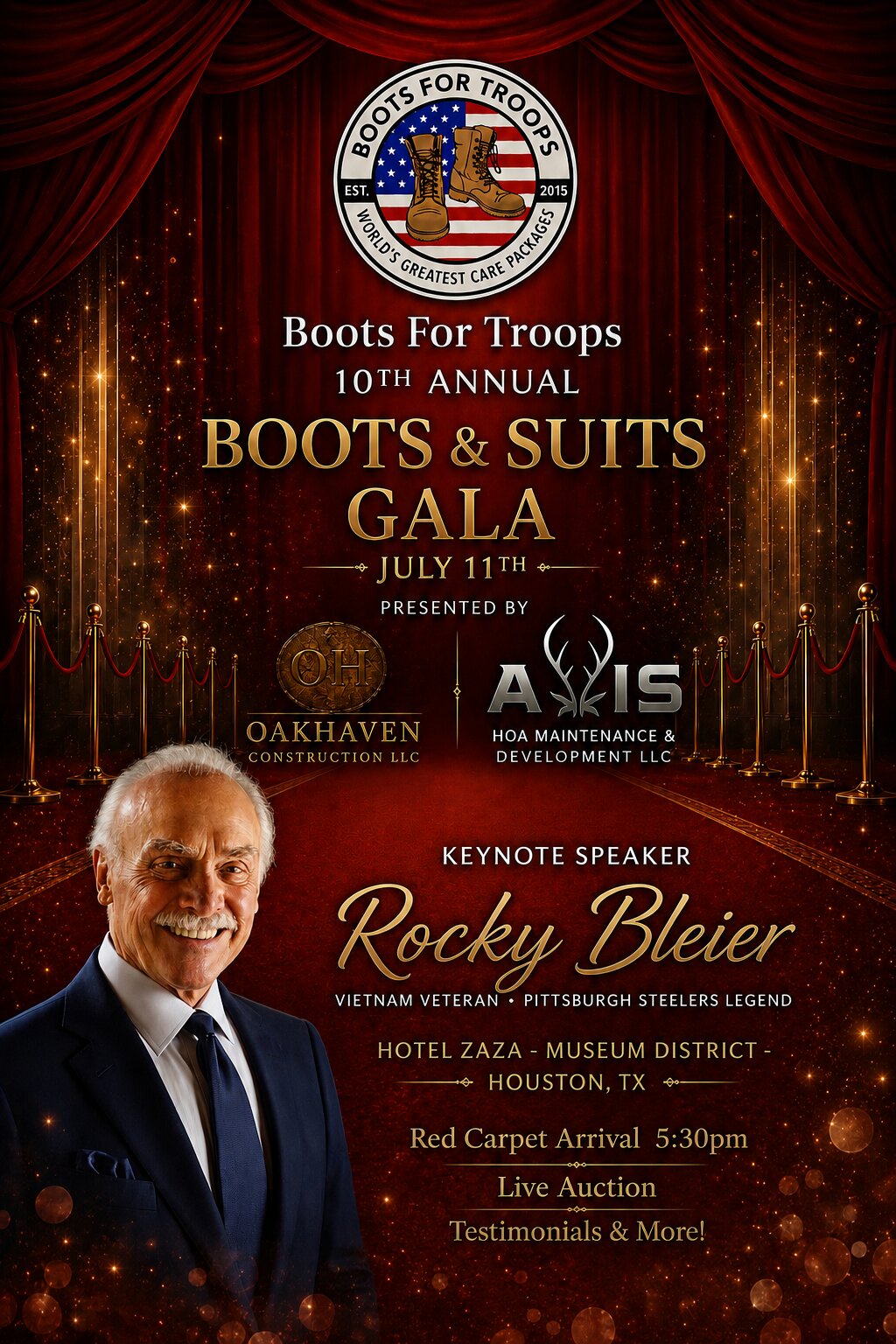 Boots for Troops Gala July 11 2026 Flyer